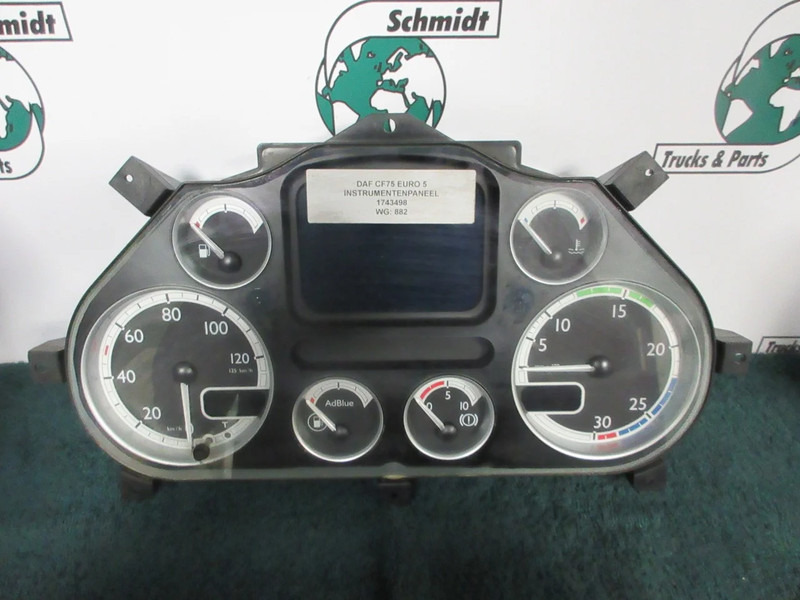 DAF 1743498 DIP 4 INSTRUMENTENPANEEL DAF CF EURO 5 - لوحة العدادات - شاحنة: صورة 4 DAF 1743498 DIP 4 INSTRUMENTENPANEEL DAF CF EURO 5 - لوحة العدادات - شاحنة: صورة 4