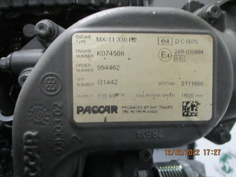 DAF 2164501/0452053/2189684/2111666 DAF XF 450 EURO 6 MODEL 2020 - محرك - شاحنة: صورة 5 DAF 2164501/0452053/2189684/2111666 DAF XF 450 EURO 6 MODEL 2020 - محرك - شاحنة: صورة 5