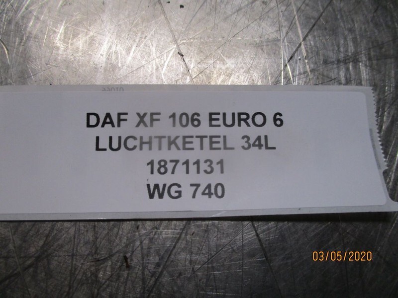 DAF XF 106 1871131 LUCHTKETEL 34L EURO 6 - أجزاء الفرامل - شاحنة: صورة 2 DAF XF 106 1871131 LUCHTKETEL 34L EURO 6 - أجزاء الفرامل - شاحنة: صورة 2