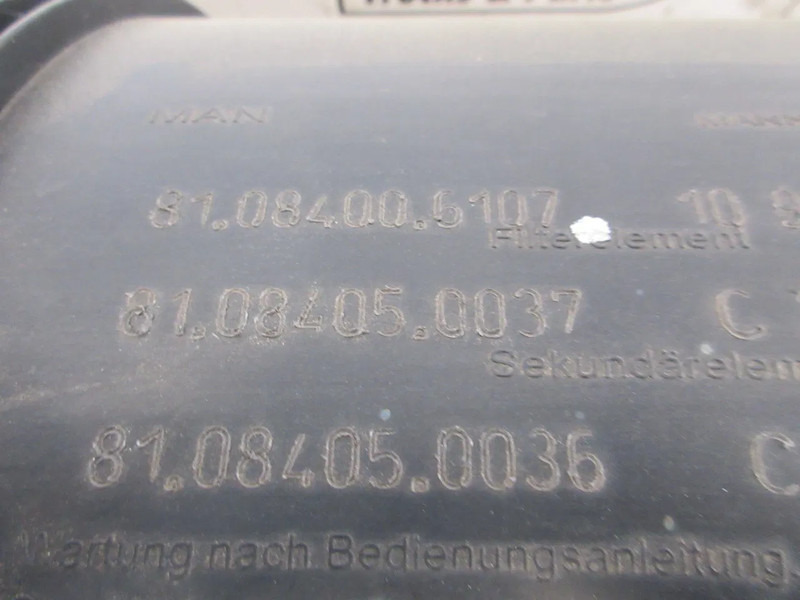 MAN 81.08400-6107 // 81.08405-0037 // 81.08405-0036 LUCHTFILTER MAN TGX EURO 6 - نظام سحب الهواء - شاحنة: صورة 5 MAN 81.08400-6107 // 81.08405-0037 // 81.08405-0036 LUCHTFILTER MAN TGX EURO 6 - نظام سحب الهواء - شاحنة: صورة 5