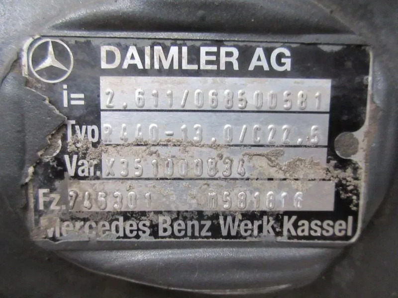 Mercedes-Benz 745.301 / R440-13 0 / C22.5 // 2.611 MERCEDES MP4 EURO 6 DIFFERENTIEEL - ترس تفاضلي - شاحنة: صورة 5 Mercedes-Benz 745.301 / R440-13 0 / C22.5 // 2.611 MERCEDES MP4 EURO 6 DIFFERENTIEEL - ترس تفاضلي - شاحنة: صورة 5
