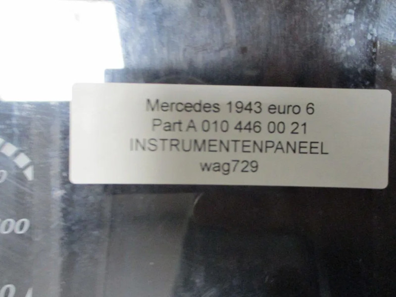 Mercedes-Benz A 010 446 00 21 INSTRUMENTENPANEEL MERCEDES ACTROS EURO 6 - لوحة العدادات - شاحنة: صورة 4 Mercedes-Benz A 010 446 00 21 INSTRUMENTENPANEEL MERCEDES ACTROS EURO 6 - لوحة العدادات - شاحنة: صورة 4