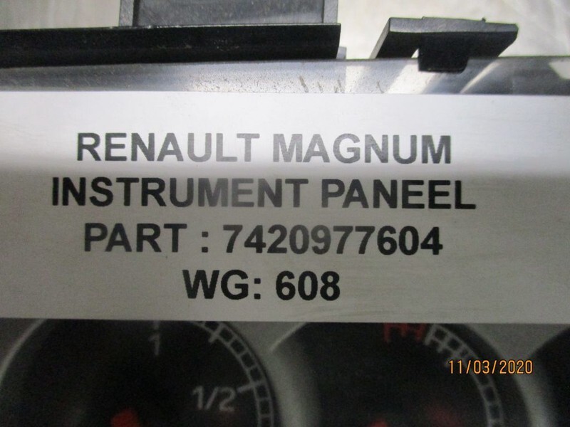 Renault MAGNUM 7420977604 INSTRUMENT PANEEL - لوحة العدادات - شاحنة: صورة 2 Renault MAGNUM 7420977604 INSTRUMENT PANEEL - لوحة العدادات - شاحنة: صورة 2