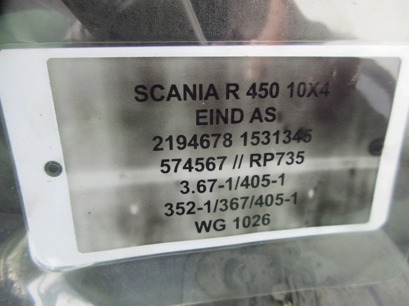 Scania 2194677 // 1531348 // 2194678 // 1531345 TANDEM SET SCANIA R 450 EURO 6 - المحور الخلفي - شاحنة: صورة 5 Scania 2194677 // 1531348 // 2194678 // 1531345 TANDEM SET SCANIA R 450 EURO 6 - المحور الخلفي - شاحنة: صورة 5