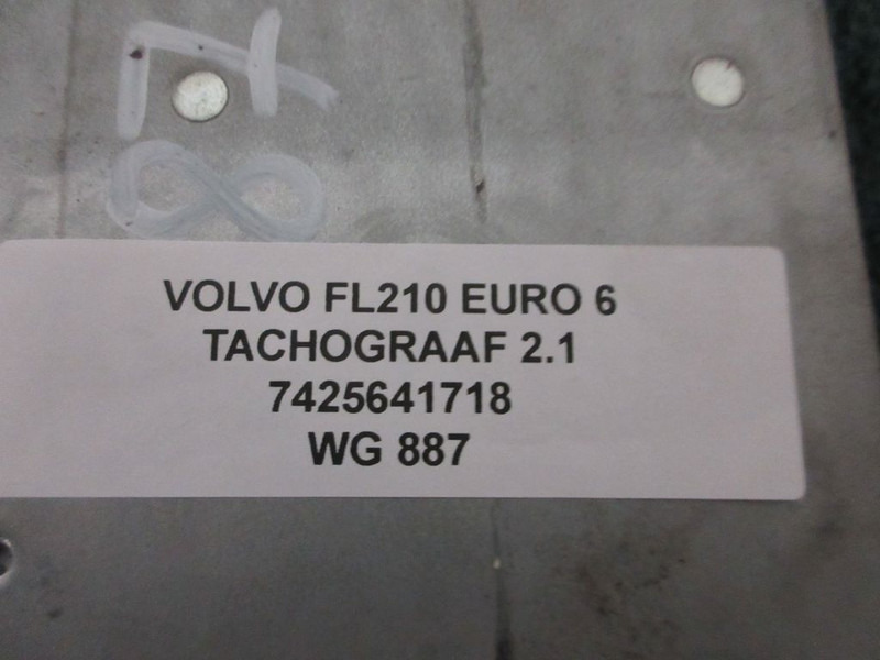 Volvo FL210 7425641718 TACHOGRAAF 2.1 EURO 6 - النظام الكهربائي - شاحنة: صورة 3 Volvo FL210 7425641718 TACHOGRAAF 2.1 EURO 6 - النظام الكهربائي - شاحنة: صورة 3