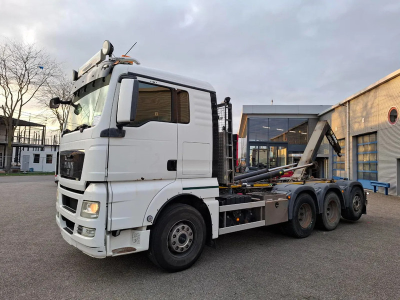 MAN TGX35.480 / LIFT+LENKACHSE / ONLY:392634 KM / JOAB HOOK / AIRCO / FRIDGE / AUTOMATIC / EURO-5 / 2012 - شاحنة - نظام الكابلات: صورة 1 MAN TGX35.480 / LIFT+LENKACHSE / ONLY:392634 KM / JOAB HOOK / AIRCO / FRIDGE / AUTOMATIC / EURO-5 / 2012 - شاحنة - نظام الكابلات: صورة 1
