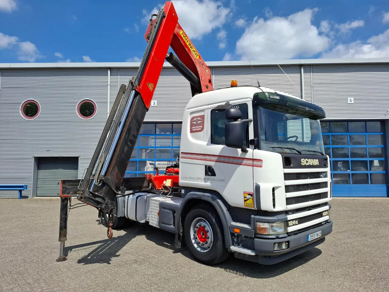 Scania 124G-420 / RETARDER / PALFINGER PK32080 / DOUBLE TANK / AIRCO / GOOD CONDITION / MANUAL / EURO-3 / 2004 - شاحنة كرين: صورة 3 Scania 124G-420 / RETARDER / PALFINGER PK32080 / DOUBLE TANK / AIRCO / GOOD CONDITION / MANUAL / EURO-3 / 2004 - شاحنة كرين: صورة 3