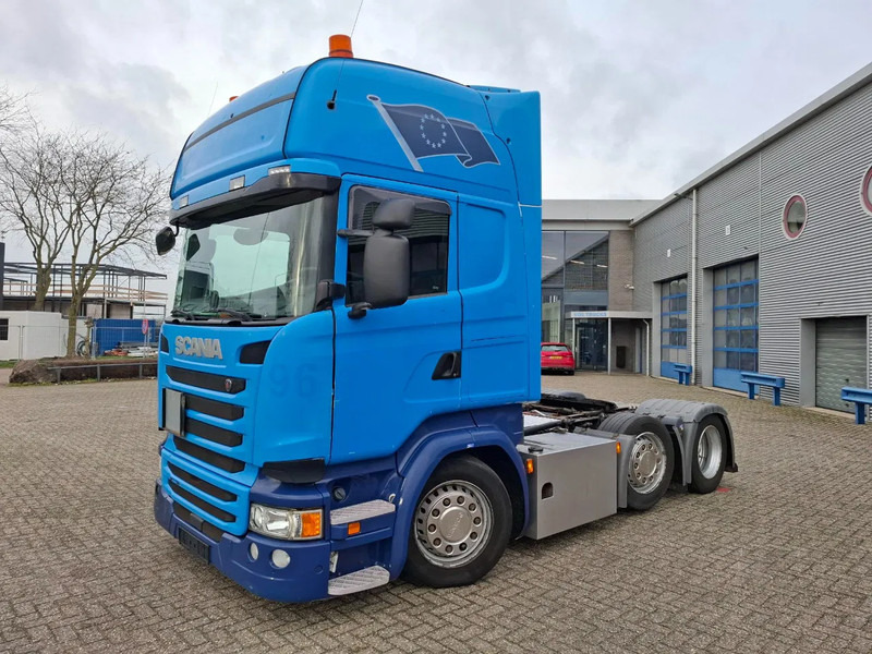 Scania R450 / RETARDER / LIFT+LENKACHSE / GERMAN TRUCK / MEGA / FIFTH WHEEL HEIGHT:100CM / PARK-AIRCO / LWDS / EURO-6 / 2016 - رأس تريلا: صورة 1 Scania R450 / RETARDER / LIFT+LENKACHSE / GERMAN TRUCK / MEGA / FIFTH WHEEL HEIGHT:100CM / PARK-AIRCO / LWDS / EURO-6 / 2016 - رأس تريلا: صورة 1