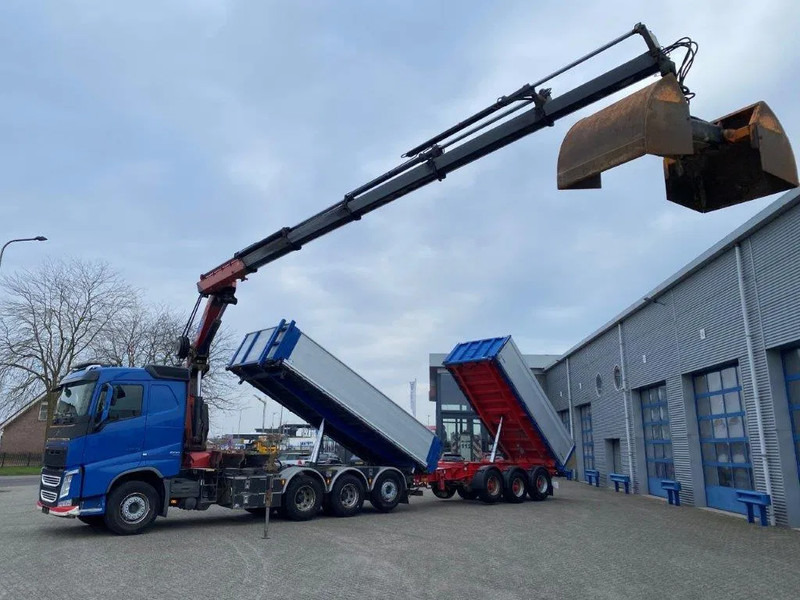 Volvo FH4-500 / HMF 3220K-RC / REMOTE / ROTATOR / 3SIDE TIPPER / DYNAMIC STEERING / ONLY:302623 KM / AUTOMATIC / EURO-6 / 2017 - شاحنة كرين: صورة 1 Volvo FH4-500 / HMF 3220K-RC / REMOTE / ROTATOR / 3SIDE TIPPER / DYNAMIC STEERING / ONLY:302623 KM / AUTOMATIC / EURO-6 / 2017 - شاحنة كرين: صورة 1