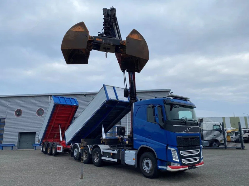 Volvo FH4-500 / HMF 3220K-RC / REMOTE / ROTATOR / 3SIDE TIPPER / DYNAMIC STEERING / ONLY:302623 KM / AUTOMATIC / EURO-6 / 2017 - شاحنة كرين: صورة 3 Volvo FH4-500 / HMF 3220K-RC / REMOTE / ROTATOR / 3SIDE TIPPER / DYNAMIC STEERING / ONLY:302623 KM / AUTOMATIC / EURO-6 / 2017 - شاحنة كرين: صورة 3