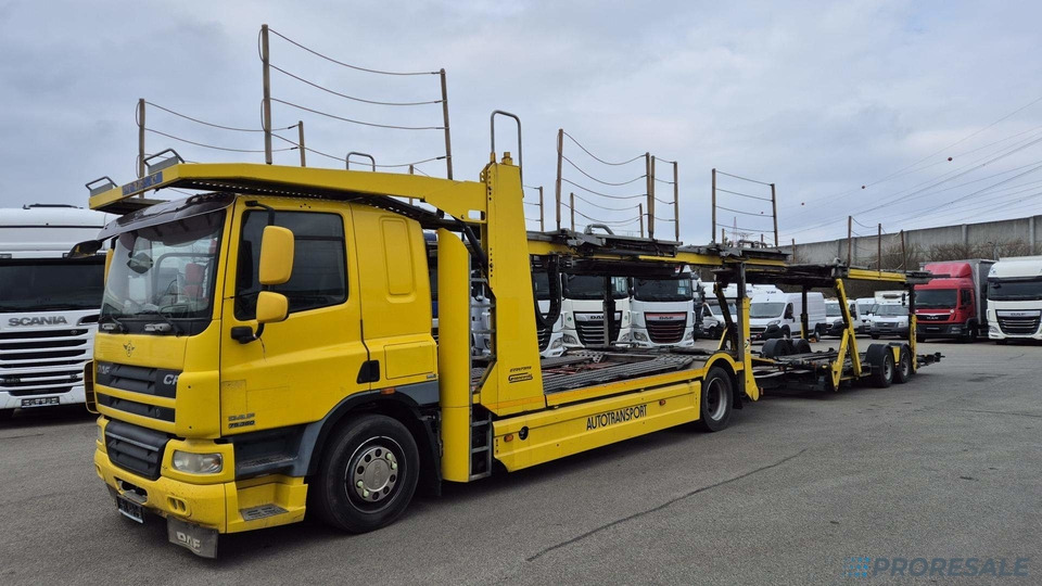DAF FA CF 75.360 EURO 5 přepravník aut - prodejné jen s přívěsem GROENEWOLD P0461K - cena je za celou soupravu - شاحنة نقل سيارات شاحنة: صورة 2 DAF FA CF 75.360 EURO 5 přepravník aut - prodejné jen s přívěsem GROENEWOLD P0461K - cena je za celou soupravu - شاحنة نقل سيارات شاحنة: صورة 2
