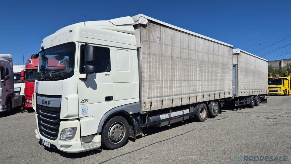DAF XF 410 FAR SC EURO 6 - velkoobjemová souprava - prodejné jen s přívěsem SCHWARZMÜLLER TPA 2/E - cena je za celou soupravu - شاحنة ذات ستائر جانبية: صورة 2 DAF XF 410 FAR SC EURO 6 - velkoobjemová souprava - prodejné jen s přívěsem SCHWARZMÜLLER TPA 2/E - cena je za celou soupravu - شاحنة ذات ستائر جانبية: صورة 2