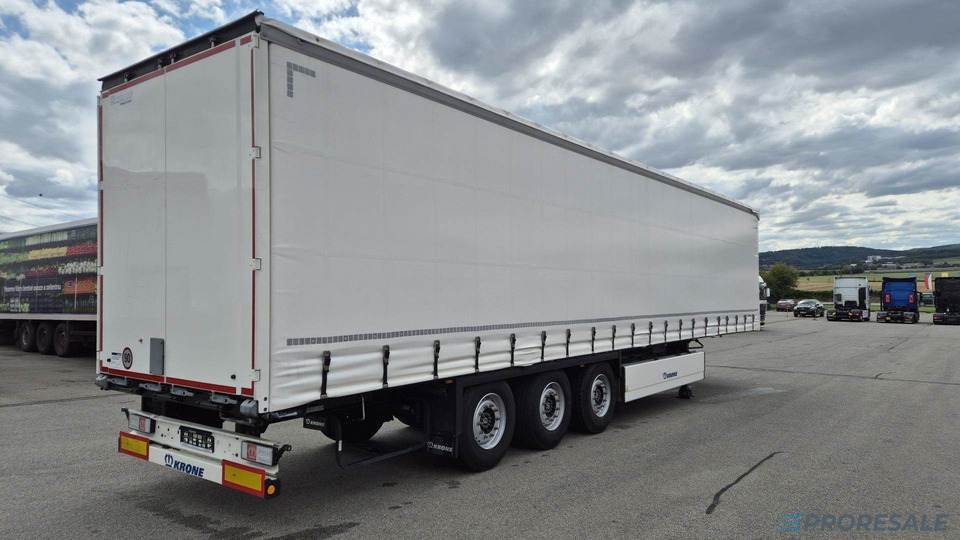 KRONE SD PROFI LINER + paletový koš 32 palet + 2 x zvedací náprava - نصف مقطورة بستائر جانبية: صورة 3 KRONE SD PROFI LINER + paletový koš 32 palet + 2 x zvedací náprava - نصف مقطورة بستائر جانبية: صورة 3