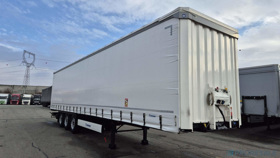 KRONE SD PROFI LINER - نصف مقطورة بستائر جانبية: صورة 1 KRONE SD PROFI LINER - نصف مقطورة بستائر جانبية: صورة 1