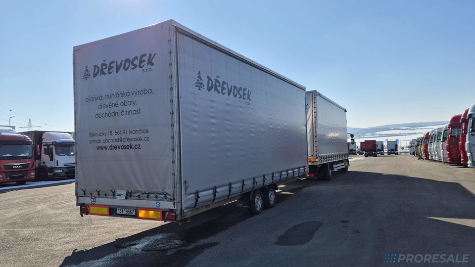 RENAULT MIDLUM 250.14 MDA3C valník s plachtou - prodejné jen s přívěsem AGADOS P0457 - cena je za celou soupravu - شاحنة ذات ستائر جانبية: صورة 4 RENAULT MIDLUM 250.14 MDA3C valník s plachtou - prodejné jen s přívěsem AGADOS P0457 - cena je za celou soupravu - شاحنة ذات ستائر جانبية: صورة 4