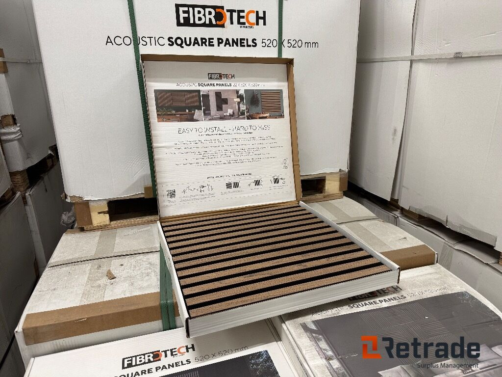 Acoustic Square panels walnut - معدات الانشاءات: صورة 1 Acoustic Square panels walnut - معدات الانشاءات: صورة 1