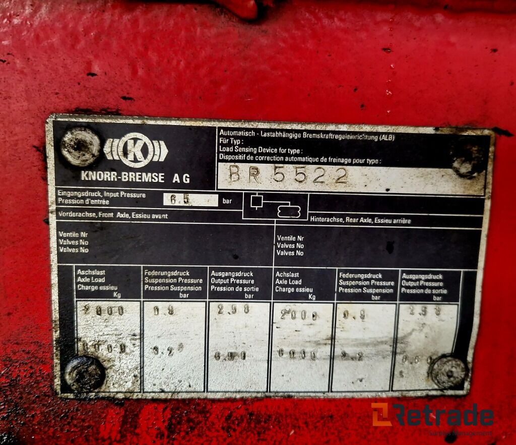 Asfalt- Semi komplett -Nor Slep 1998 - نصف مقطورة قلابة: صورة 3 Asfalt- Semi komplett -Nor Slep 1998 - نصف مقطورة قلابة: صورة 3