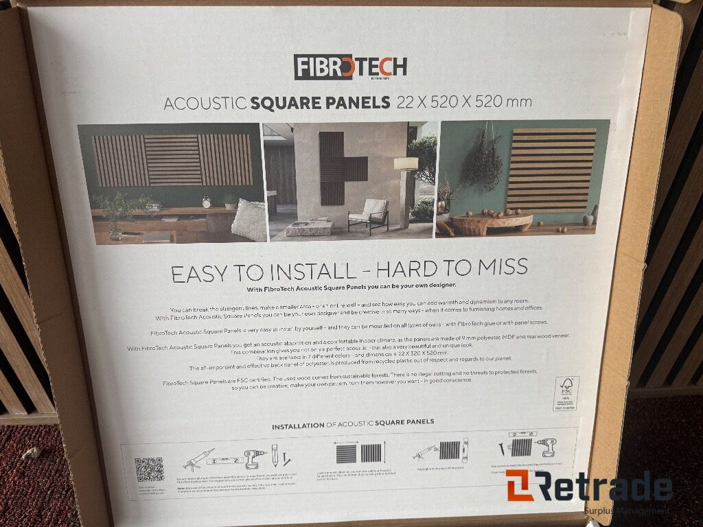 Byggematerialer Square panels Akustikpaneler - معدات الانشاءات: صورة 4 Byggematerialer Square panels Akustikpaneler - معدات الانشاءات: صورة 4