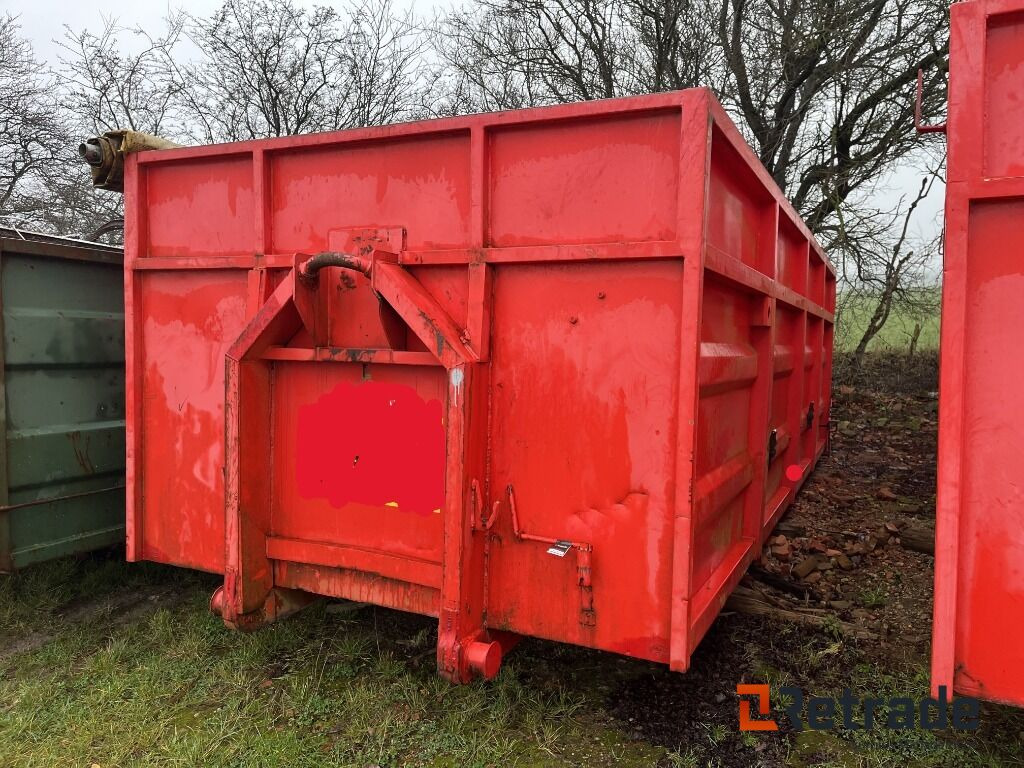 معدات الانشاءات Container Container Høje sider Rød: صورة 1