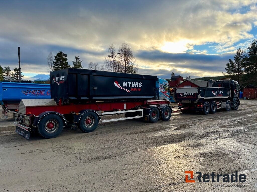 Kassettbilsekipage Scania R730 8X4 - شاحنة قلاب, مقطورة هوك ليفت/ لود لوجر: صورة 3 Kassettbilsekipage Scania R730 8X4 - شاحنة قلاب, مقطورة هوك ليفت/ لود لوجر: صورة 3