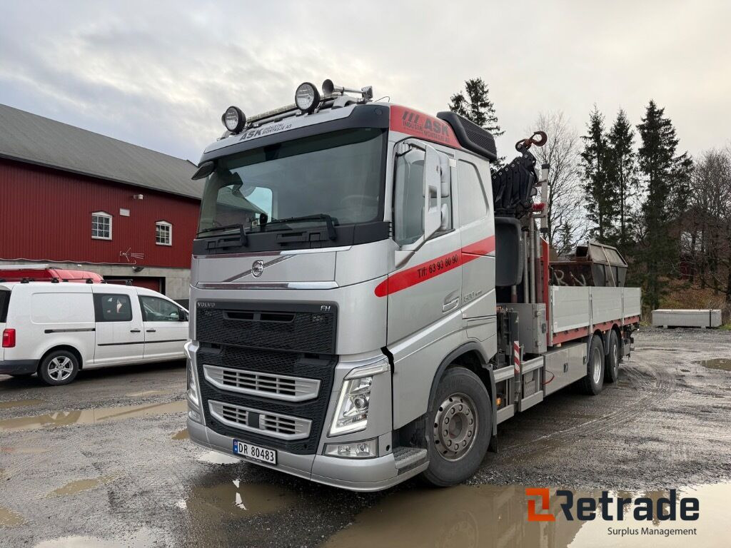 Kranbil Volvo FH500 6x2 - شاحنات مسطحة, شاحنة كرين: صورة 1 Kranbil Volvo FH500 6x2 - شاحنات مسطحة, شاحنة كرين: صورة 1
