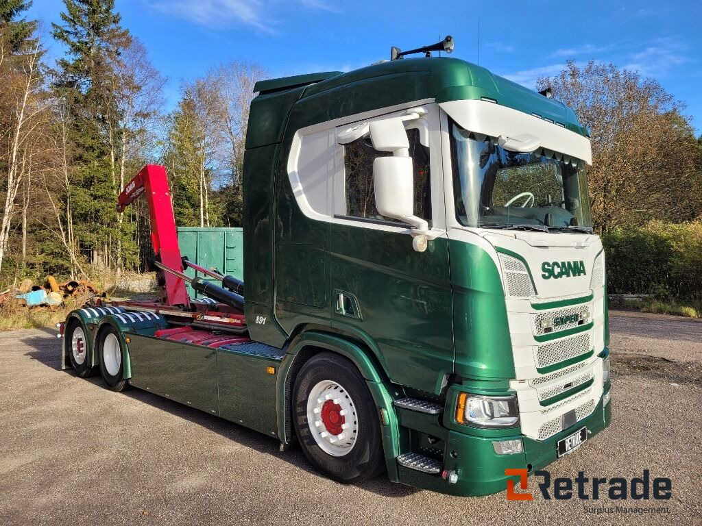 Lastväxlare SCANIA R580 V8 Next Gen LB6X2*4 Euro 6 - شاحنة برافعة خطافية, شاحنة كرين: صورة 2 Lastväxlare SCANIA R580 V8 Next Gen LB6X2*4 Euro 6 - شاحنة برافعة خطافية, شاحنة كرين: صورة 2