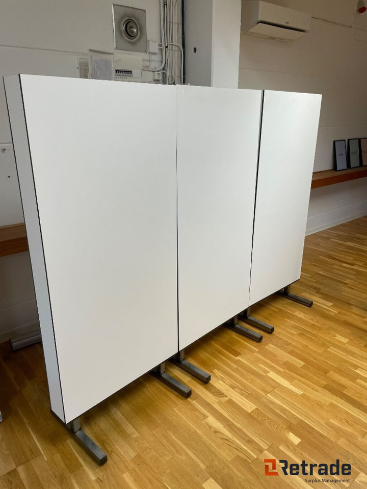 Skärmväggar 3st Vita - أدوات ومعدات: صورة 2 Skärmväggar 3st Vita - أدوات ومعدات: صورة 2