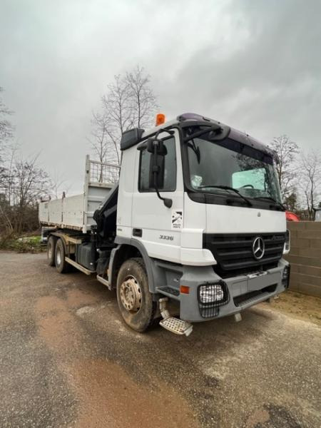 Mercedes Actros 3336 - شاحنة قلاب, شاحنة كرين: صورة 2 Mercedes Actros 3336 - شاحنة قلاب, شاحنة كرين: صورة 2