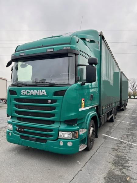 Scania R 410 - شاحنة ذات ستائر جانبية: صورة 1 Scania R 410 - شاحنة ذات ستائر جانبية: صورة 1