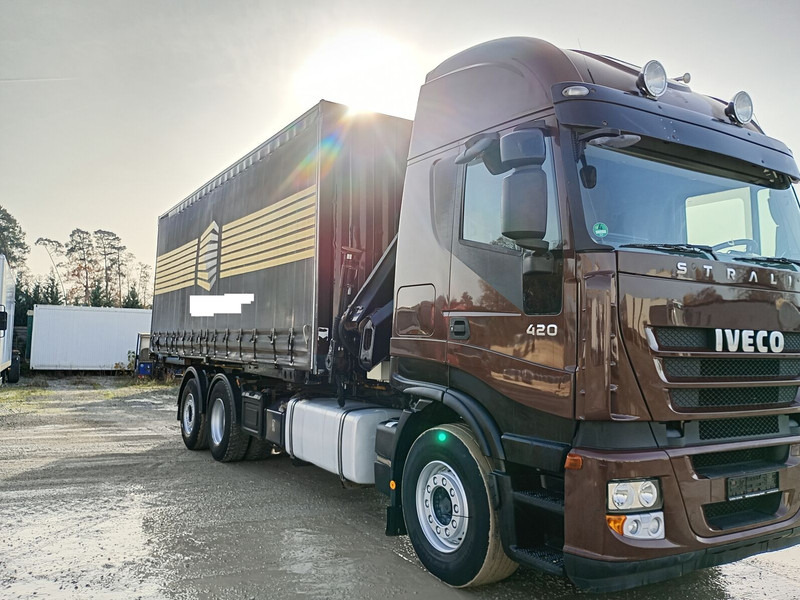 Iveco AS260S42Y/FS - شاحنة ذات ستائر جانبية, شاحنة كرين: صورة 3 Iveco AS260S42Y/FS - شاحنة ذات ستائر جانبية, شاحنة كرين: صورة 3