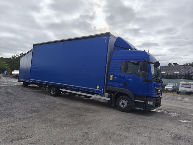 MAN TGL 8.220 Plane Jumbo Gardine Euro6 4x2 (10) - شاحنة ذات ستائر جانبية: صورة 2 MAN TGL 8.220 Plane Jumbo Gardine Euro6 4x2 (10) - شاحنة ذات ستائر جانبية: صورة 2
