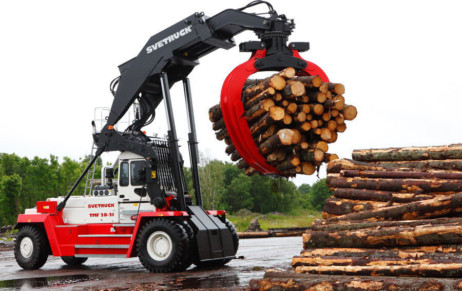 SVETRUCK TMF 12/9 HB / 1 Owner / Elme Spreader / Wood LOG A RM - آلة حمل الحاويات في الأماكن الصغيرة: صورة 1 SVETRUCK TMF 12/9 HB / 1 Owner / Elme Spreader / Wood LOG A RM - آلة حمل الحاويات في الأماكن الصغيرة: صورة 1