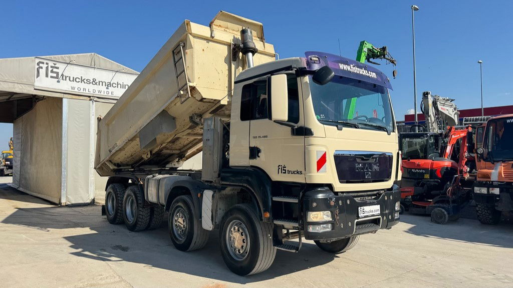شاحنة قلاب MAN TGS 35.480 8x4 dumper tipper: صورة 8