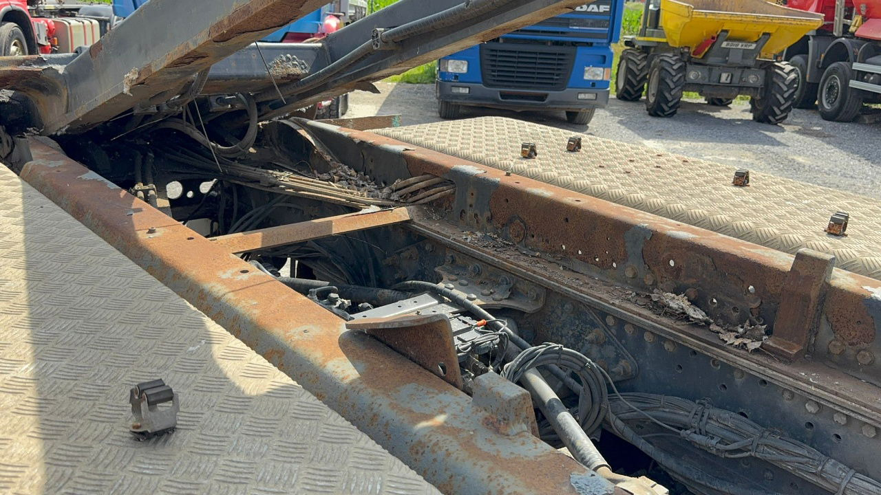 ناقلة حاويات/ شاحنة حاويات Mercedes-Benz Actros 2641 6x4 hiab abroll tipper - spring: صورة 11