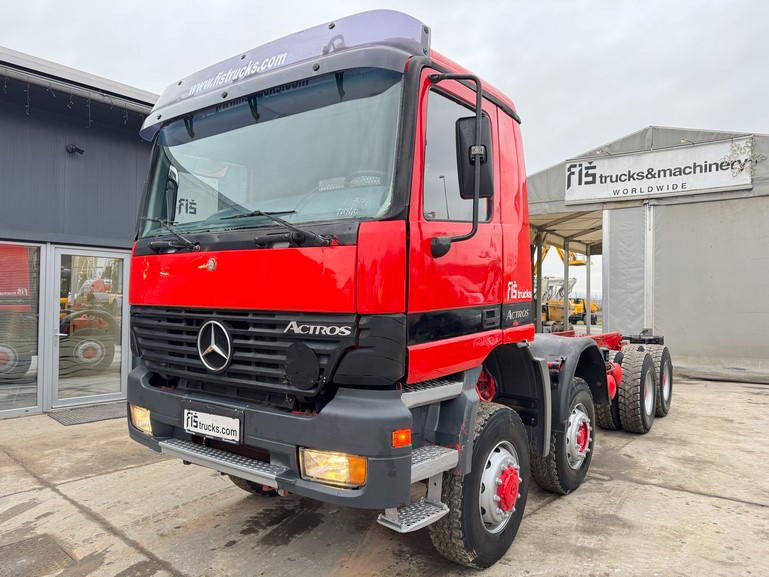 Mercedes-Benz Actros 4140 8x6 chassis - big axle - شاحنة بهيكل معدني للمقصورة: صورة 1 Mercedes-Benz Actros 4140 8x6 chassis - big axle - شاحنة بهيكل معدني للمقصورة: صورة 1