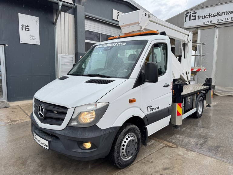 Mercedes-Benz Sprinter S 516 CDI - paflinger platform 24m - AC - منصة محمولة مثبتة على الشاحنة: صورة 1 Mercedes-Benz Sprinter S 516 CDI - paflinger platform 24m - AC - منصة محمولة مثبتة على الشاحنة: صورة 1