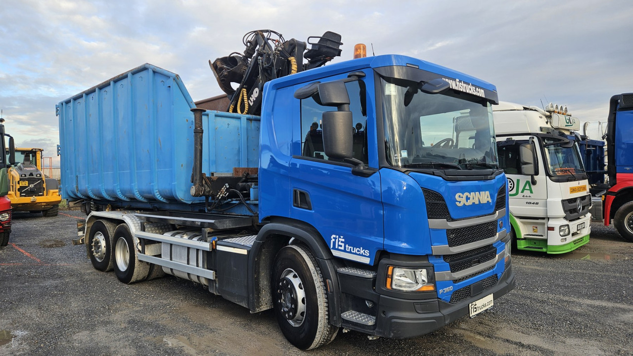 Scania P 360 6x2 palfinger abroll tipper - steering axle - ناقلة حاويات/ شاحنة حاويات: صورة 3 Scania P 360 6x2 palfinger abroll tipper - steering axle - ناقلة حاويات/ شاحنة حاويات: صورة 3