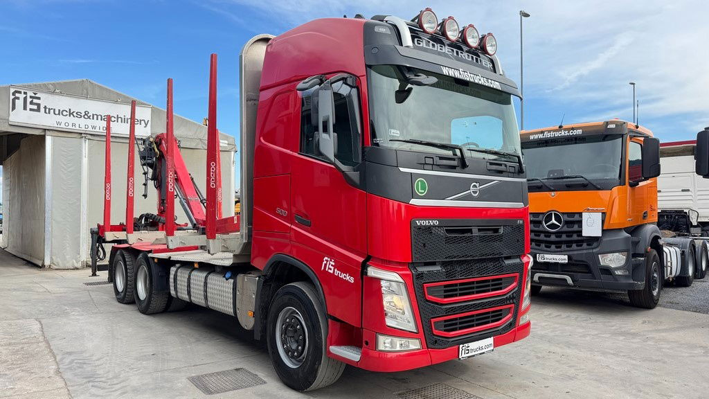 Volvo FH 500 6x4 forest truck - Epsilon 110Z - scissors - ناقلة حاويات/ شاحنة حاويات: صورة 3 Volvo FH 500 6x4 forest truck - Epsilon 110Z - scissors - ناقلة حاويات/ شاحنة حاويات: صورة 3
