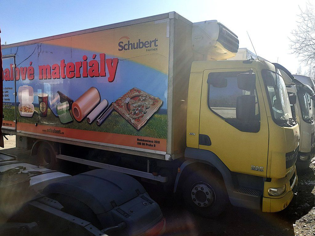 DAF LF45.210 mit Carrier Motorschaden engineproblem - شاحنة ذات مبرد: صورة 1 DAF LF45.210 mit Carrier Motorschaden engineproblem - شاحنة ذات مبرد: صورة 1