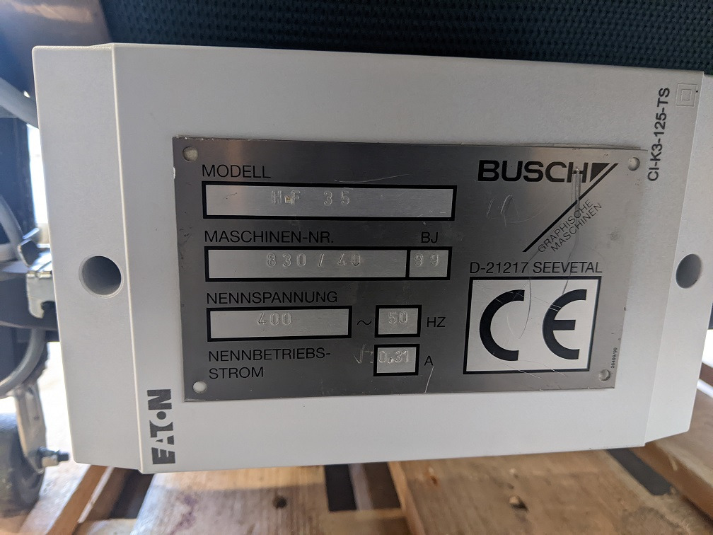 Chip conveyor Auxiliary conveyor Busch HF 35 - سيور ناقلة: صورة 2 Chip conveyor Auxiliary conveyor Busch HF 35 - سيور ناقلة: صورة 2