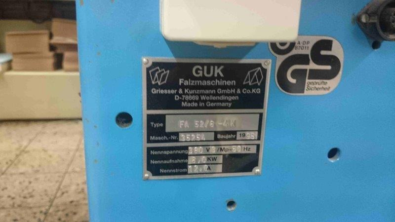 GUK FA 52-6-4-K-FL combination folding machine - آلة الطي: صورة 2 GUK FA 52-6-4-K-FL combination folding machine - آلة الطي: صورة 2