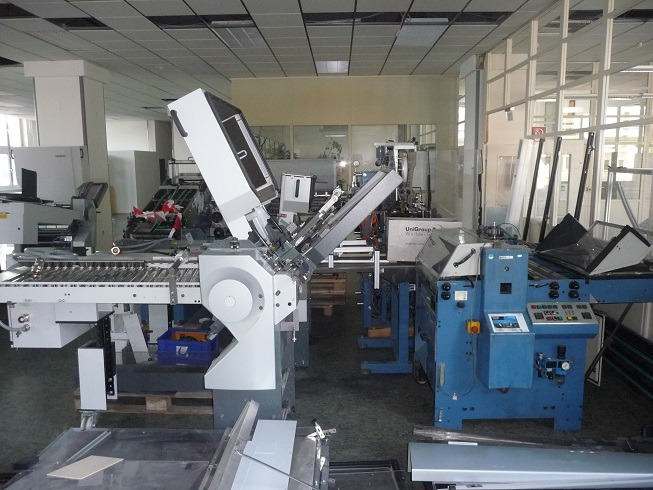 Heidelberg Stahlfolder PFH-82 pallet feeder with SSP-82 slitter shaft station - آلة الطي: صورة 1 Heidelberg Stahlfolder PFH-82 pallet feeder with SSP-82 slitter shaft station - آلة الطي: صورة 1
