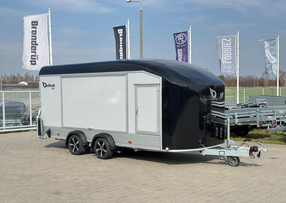 DEBON C1000 - kryta laweta | 490 x 202 cm / 3500kg / felgi ALU / wciągarka elektryczna - تريلا نقل سيارات: صورة 2 DEBON C1000 - kryta laweta | 490 x 202 cm / 3500kg / felgi ALU / wciągarka elektryczna - تريلا نقل سيارات: صورة 2