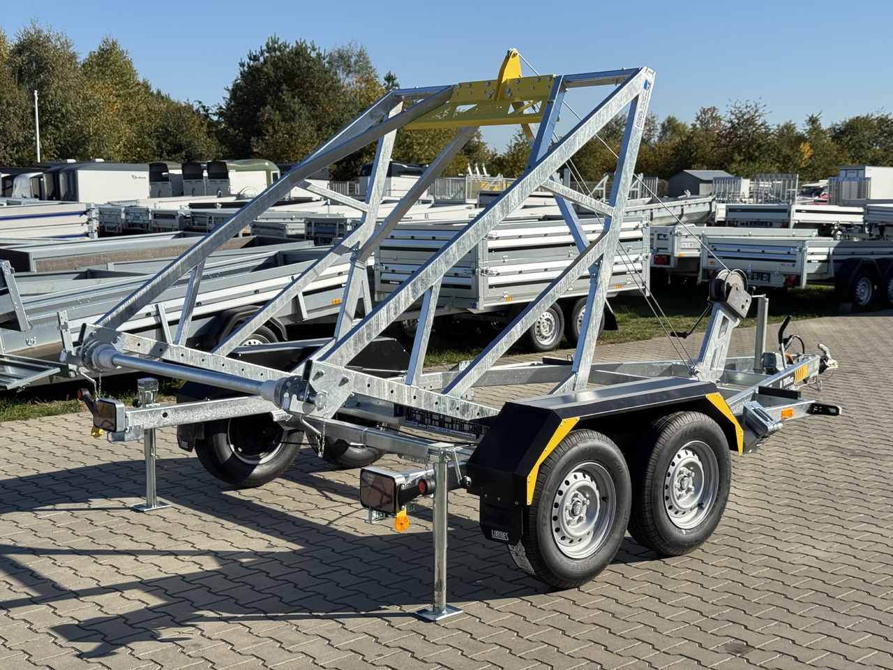 مقطورة بكرة الكابل للبيع LORRIES TPB35-4925 + wciągarka elektryczna | 3500kg: صورة 16 مقطورة بكرة الكابل للبيع LORRIES TPB35-4925 + wciągarka elektryczna | 3500kg: صورة 16