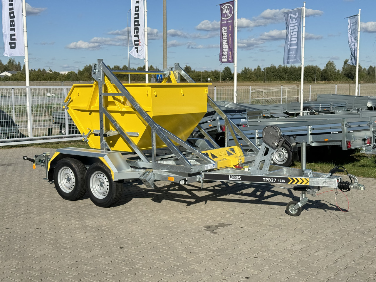 مقطورة بكرة الكابل للبيع LORRIES TPB35-4925 + wciągarka elektryczna | 3500kg: صورة 10 مقطورة بكرة الكابل للبيع LORRIES TPB35-4925 + wciągarka elektryczna | 3500kg: صورة 10