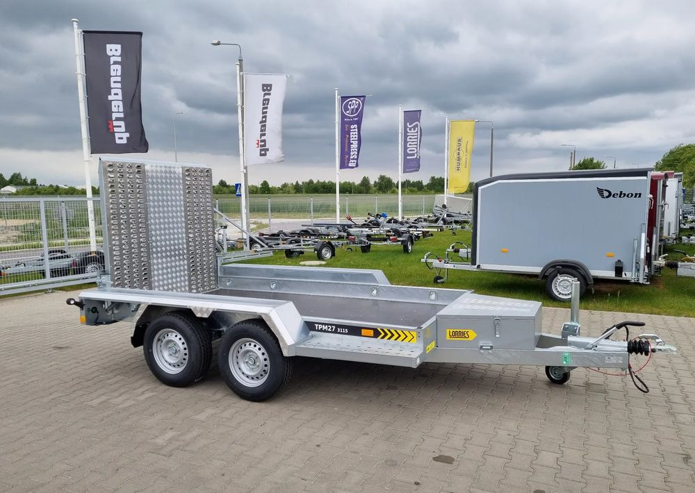 LORRIES TPM27 | 303x160 cm 2,7T koparka, bobcat - مقطورة لنقل المعدات: صورة 3 LORRIES TPM27 | 303x160 cm 2,7T koparka, bobcat - مقطورة لنقل المعدات: صورة 3