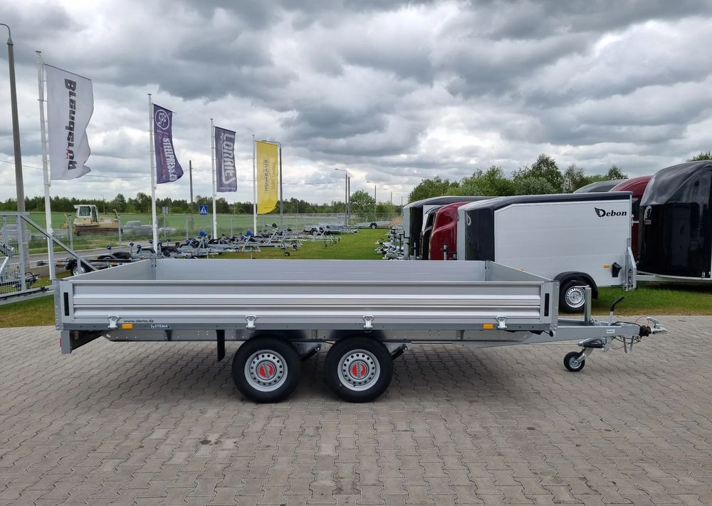 STEMA SH O2 27-40-20.2 - przyczepa skrzyniowa 401x203 cm 2,7T - مقطورات مسطحة: صورة 2 STEMA SH O2 27-40-20.2 - przyczepa skrzyniowa 401x203 cm 2,7T - مقطورات مسطحة: صورة 2