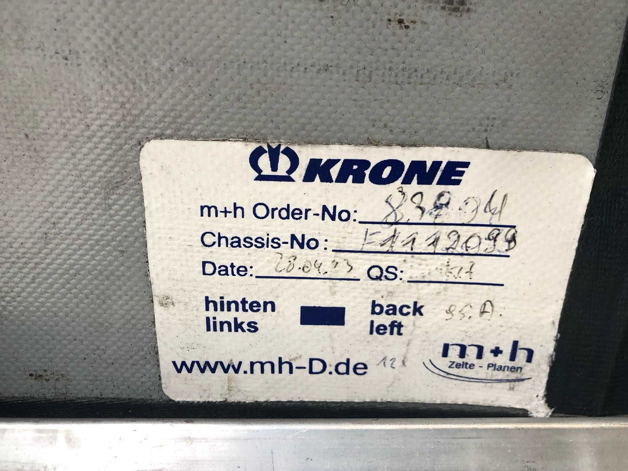 Krone 2023 rok, 93 m3,waga 6200 kg,Certyfikat XL, Multilock, z Niemiec - نصف مقطورة بستائر جانبية: صورة 4 Krone 2023 rok, 93 m3,waga 6200 kg,Certyfikat XL, Multilock, z Niemiec - نصف مقطورة بستائر جانبية: صورة 4