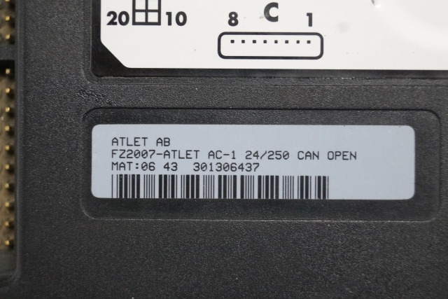 Atlet FZ2007 | AC-I converter FZ 2007 - Atlet AC-I 24/250 can opensn. 06 43 3013 - وحدة إي سي يو - معدات المناولة: صورة 2 Atlet FZ2007 | AC-I converter FZ 2007 - Atlet AC-I 24/250 can opensn. 06 43 3013 - وحدة إي سي يو - معدات المناولة: صورة 2