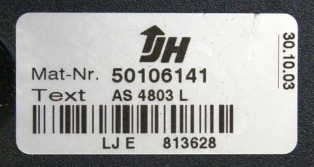 Jungheinrich 50106141 | Stuur regeling steering Controller AS4803 L for ETV214 - وحدة إي سي يو - معدات المناولة: صورة 3 Jungheinrich 50106141 | Stuur regeling steering Controller AS4803 L for ETV214 - وحدة إي سي يو - معدات المناولة: صورة 3